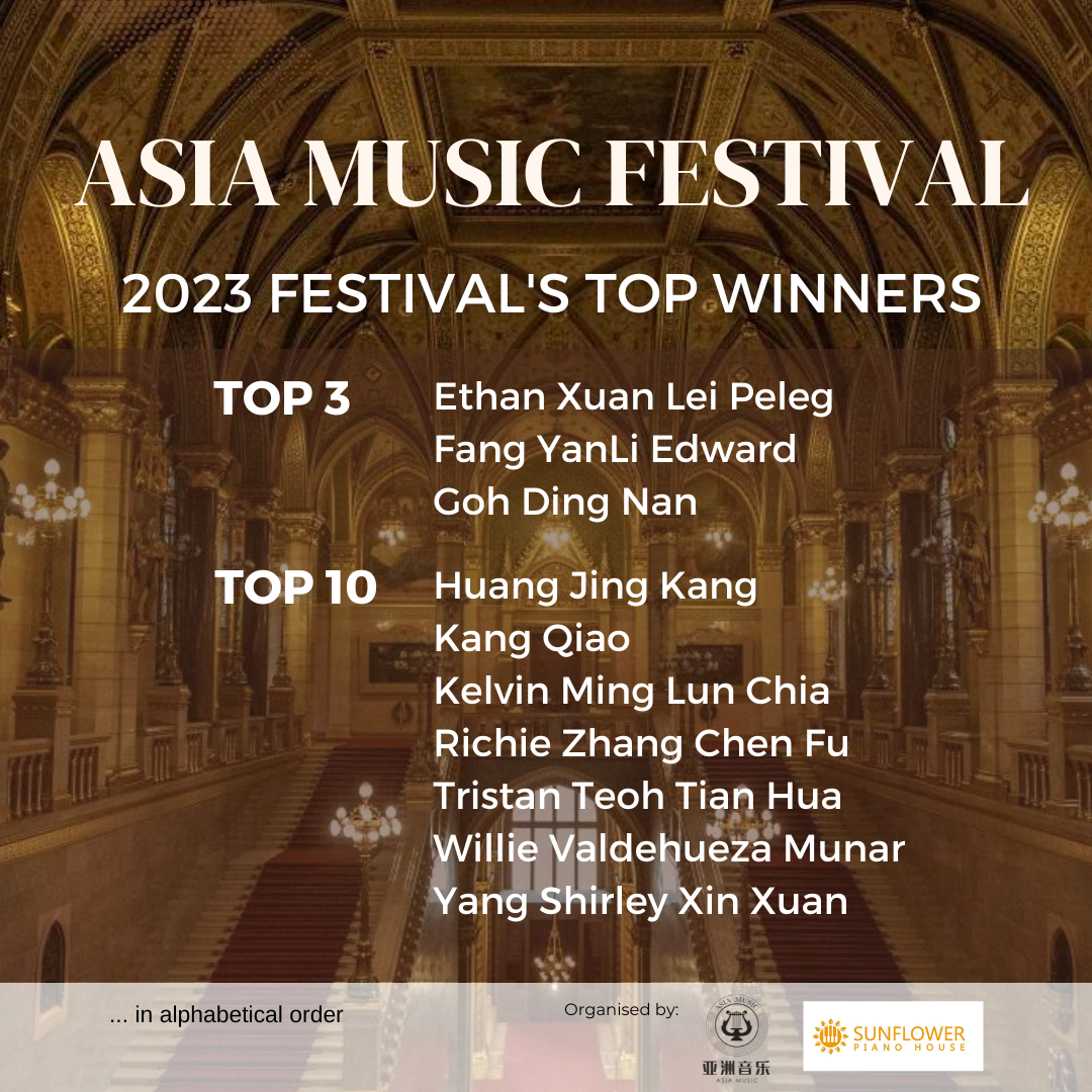 Announcement of the Top Winners for Asia Music Festival 2023 - Congrats! Asia_Music_Festival_Booklet_SQ_