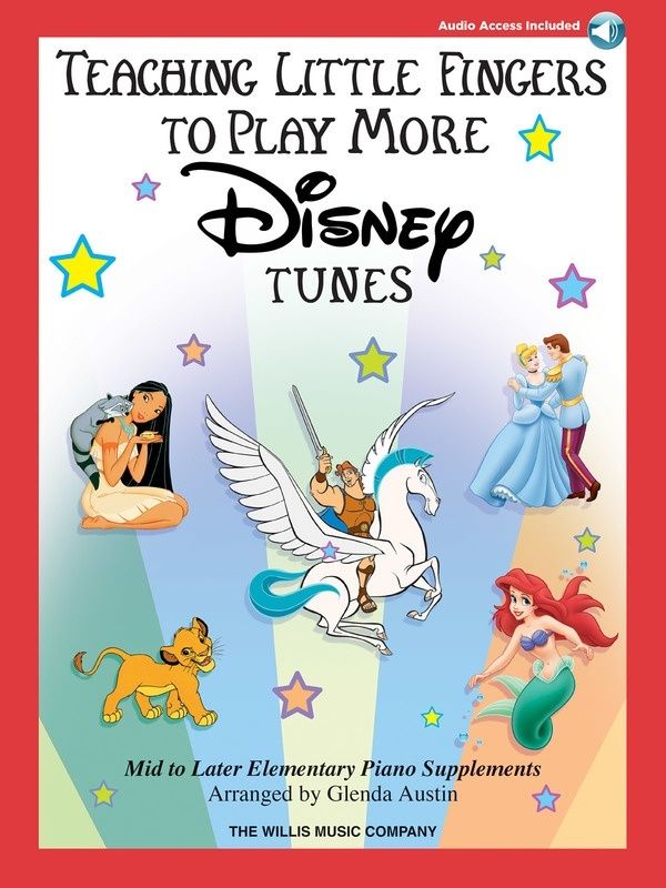 TEACHING LITTLE FINGERS TO PLAY MORE DISNEY W/CD