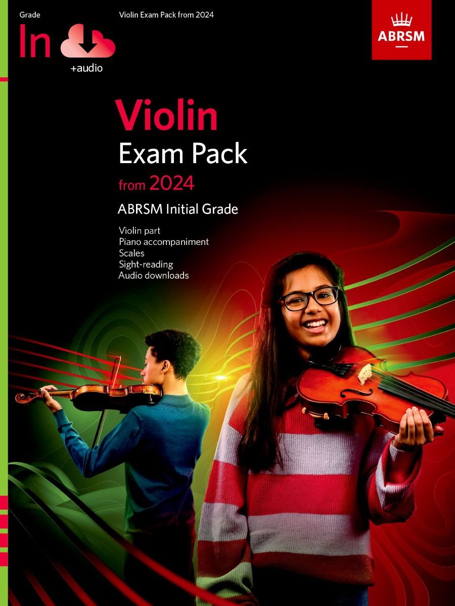 VIOLIN EXAM PACK 2024 S AND P WITH AUDIO INITIAL