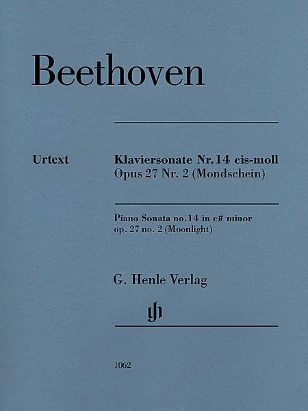 BEETHOVEN PIANO SONATA C# MINOR #14 OP27 MOONLIGHT
