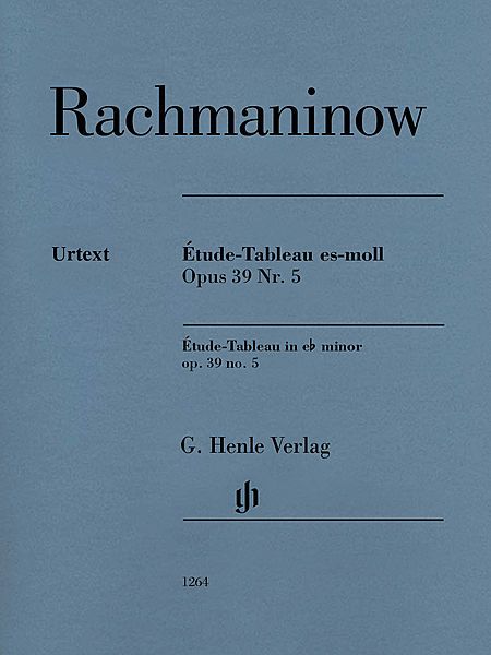 RACHMANINOW ETUDE TABLEAU E FLAT MINOR OP39 NO5