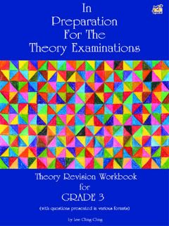 IN PREPARATION FOR THE THEORY EXAMS GRADE 3