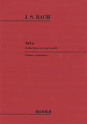 BACH ARIADALLA SUITE IN RE PER ARCHI VIOLIN/PIANO