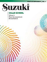 SUZUKI CELLO SCHOOL PIANO ACCOMPANIMENT VOLUME 4