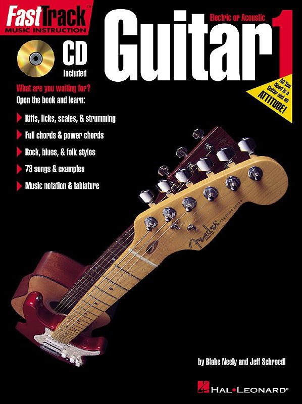 FASTTRACK GUITAR METHOD BK1 W/AUDIO