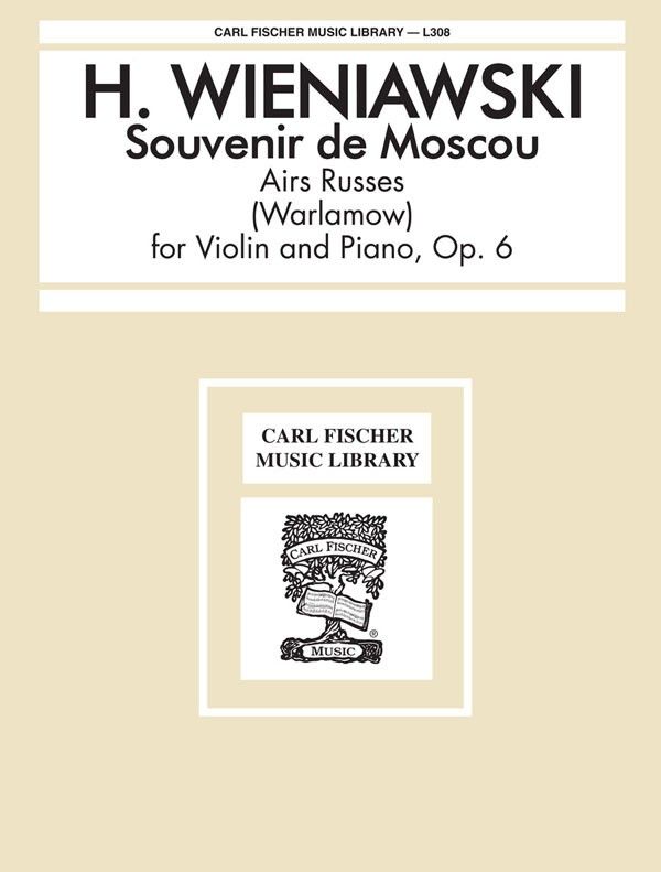 WIENIAWSKI SOUVENIR DE MOSCOU OP6 L308 VIO/PIA