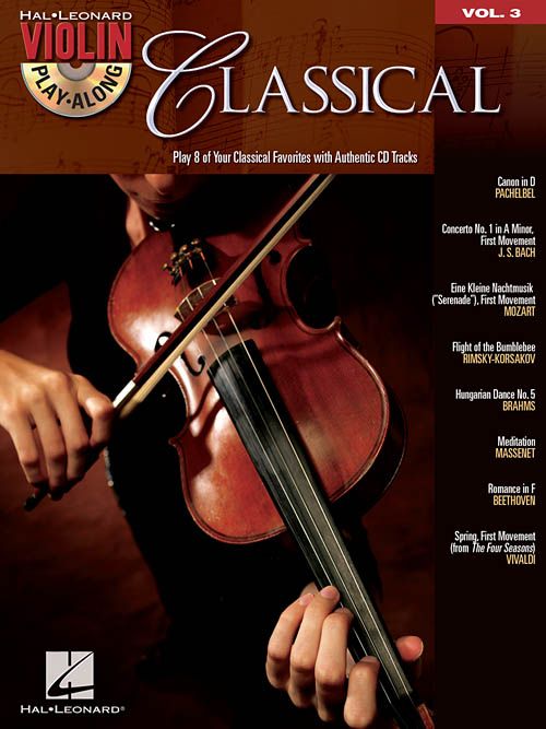 CLASSICAL VIOLIN PLAY ALONG VOL3 W/CD