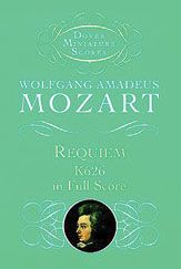 MOZART REQUIEM CHORAL MINIATURE SCORE