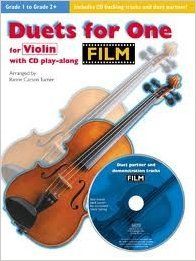DUETS FOR ONE FILM TUNES VLN BK/CD