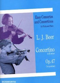 BEER CONCERTO IN E MINOR OP47 VIO&PNO