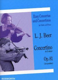 BEER CONCERTO IN D MINOR OP81 VIO&PNO