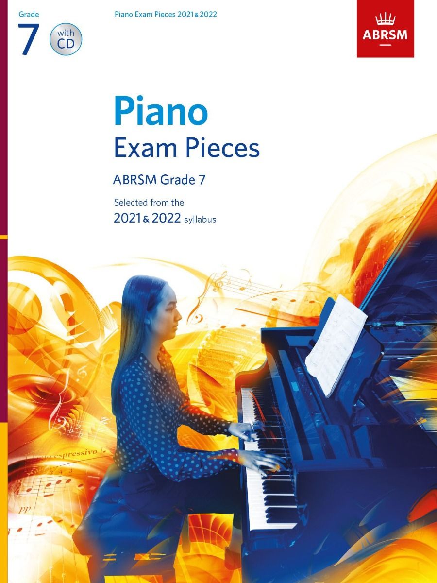 PIANO EXAM PIECES 2021-2022 GRADE 7 W/CD