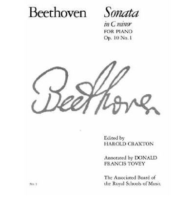 BEETHOVEN PIANO SONATA C OP10 #1