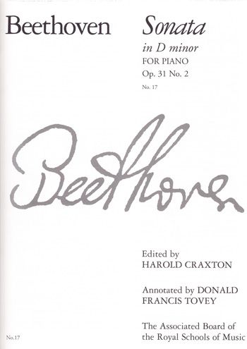 BEETHOVEN PIANO SONATA D MINOR OP31 #2