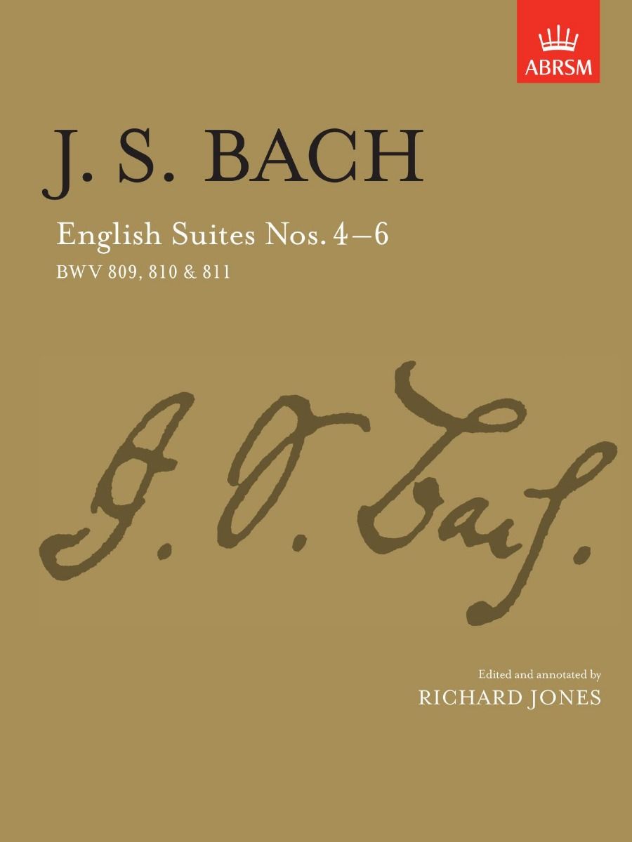 BACH ENGLISH SUITES NO 4-6
