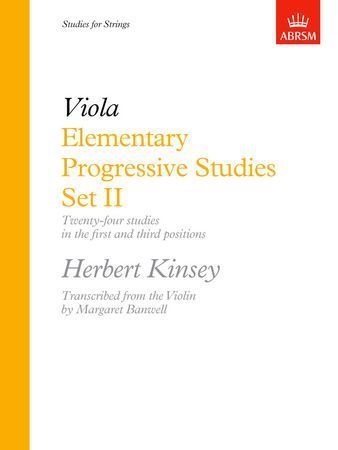 VIOLA ELEMENTARY PROGRESSIVE STUDIES SET 2