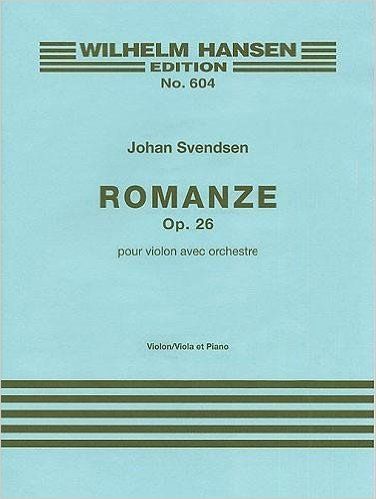 SVENDSEN ROMANCE OP26 VLN/VLA/PF