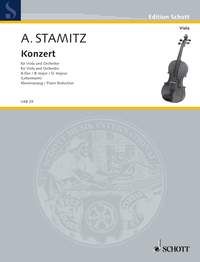 STAMITZ KONZERT Bb MAJ VIOLA/ORCH VAB29