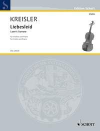 KREISLER LOVE'S SORROW FOR VIOLIN