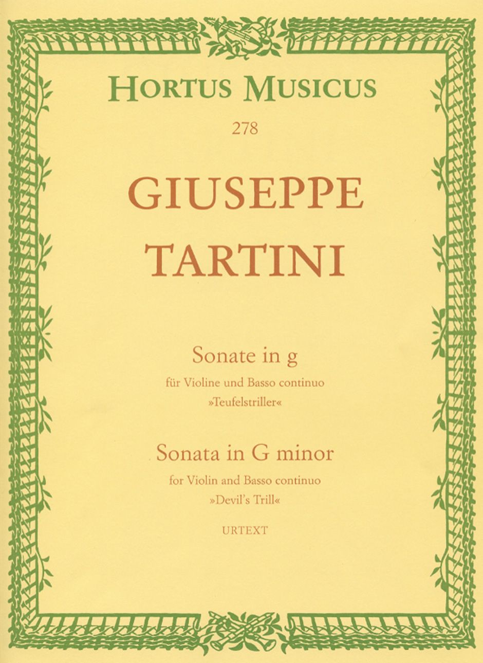 TARTINI SONATA G DEVIL'S TRILL VLN/PF