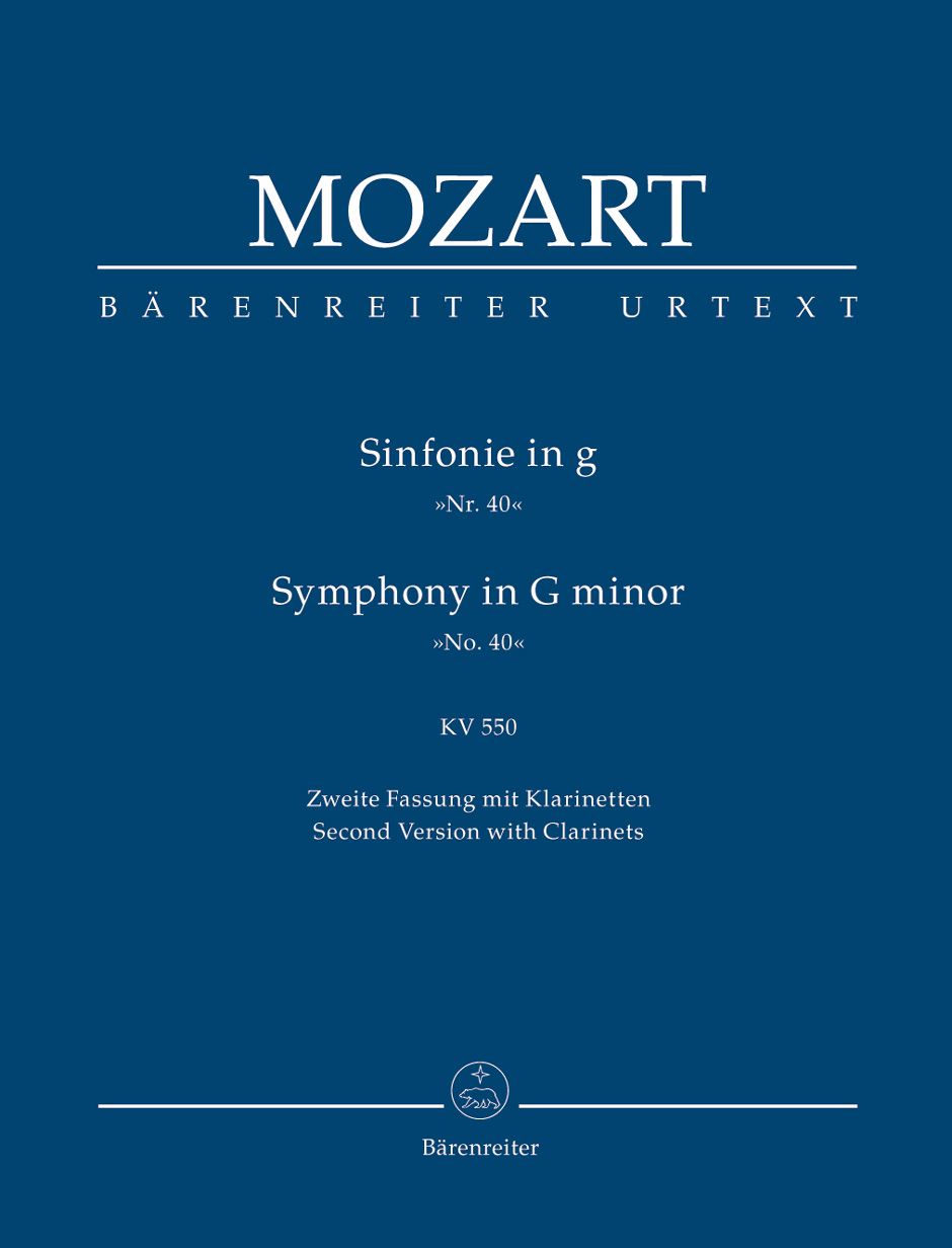MOZART SYMPHONY G MIN NO.40 KV550 MINI STUDY SCOR