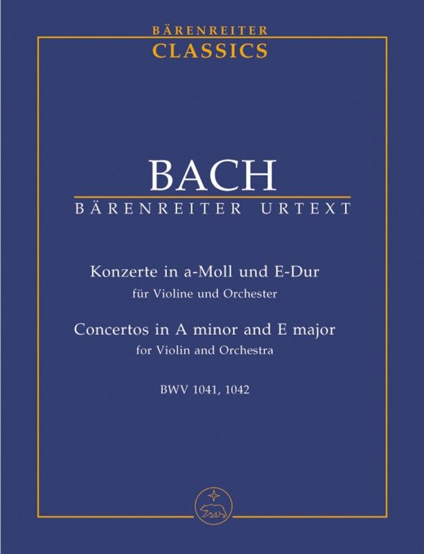 BACH MINI VIO & ORCH CONC A MIN & E MAJ BMV1041/42