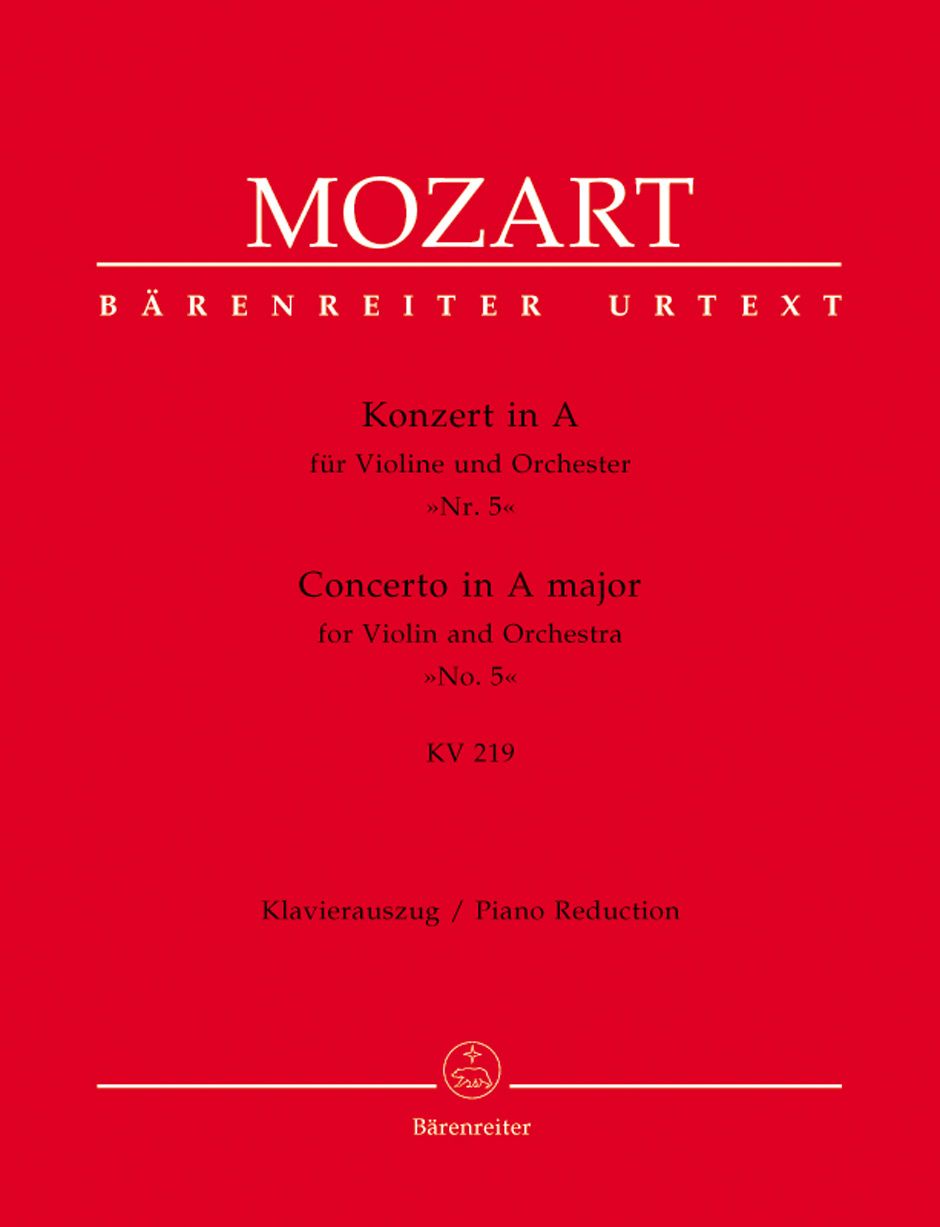 MOZART VIO CONC#5 A MAJ KV219