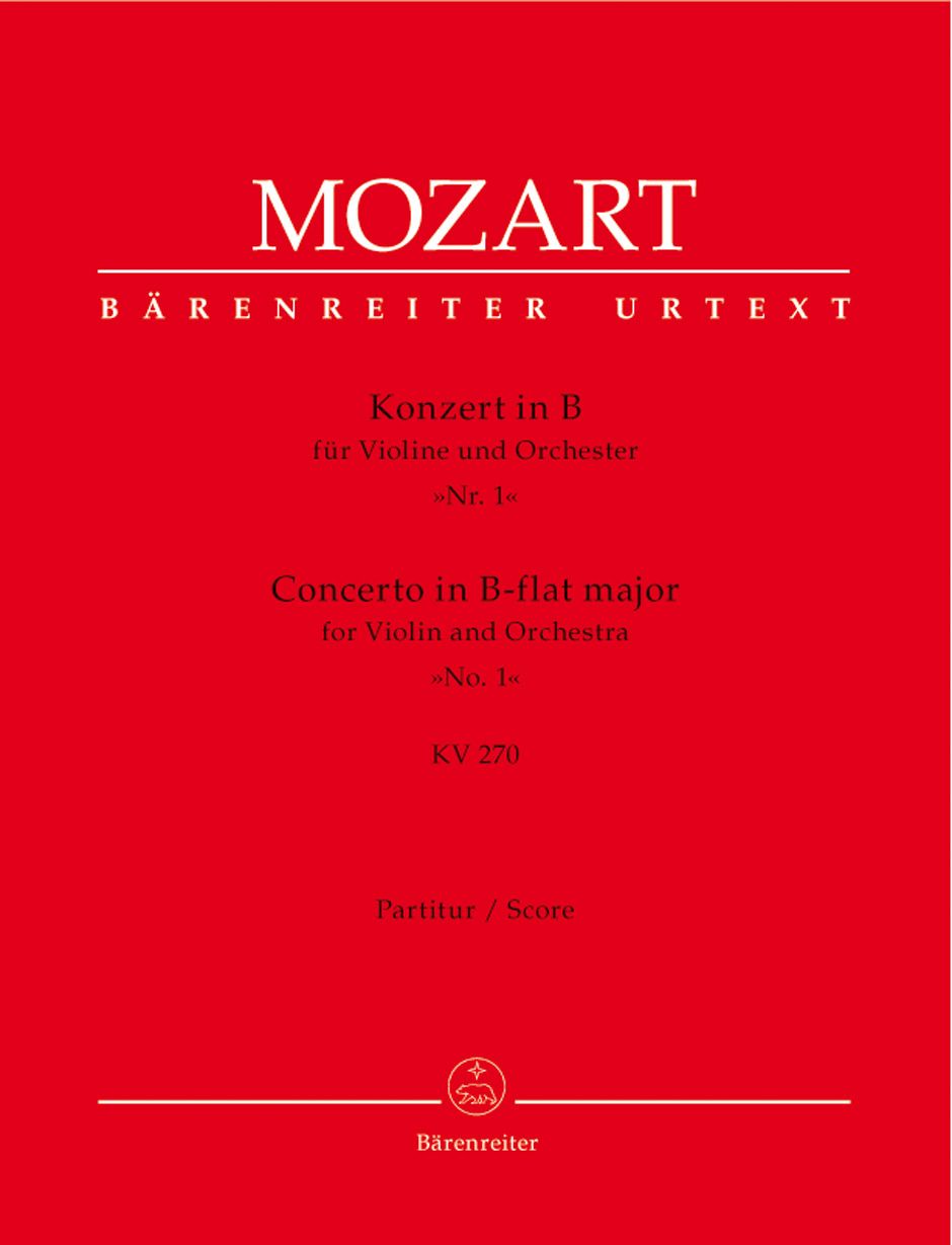 MOZART VIO CONC#1 Bb MAJ  K207