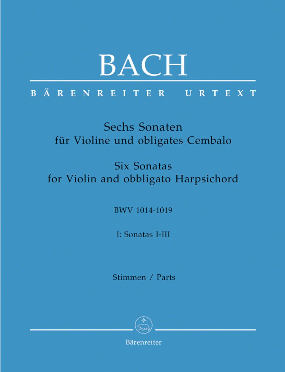 BACH BK1 6 SONATAS BWV1014-16 V/P BA5118