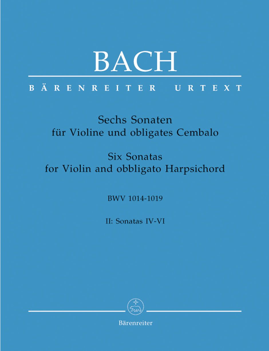BACH BK2 6 SONATAS BWV1014-19 V/P BA5119