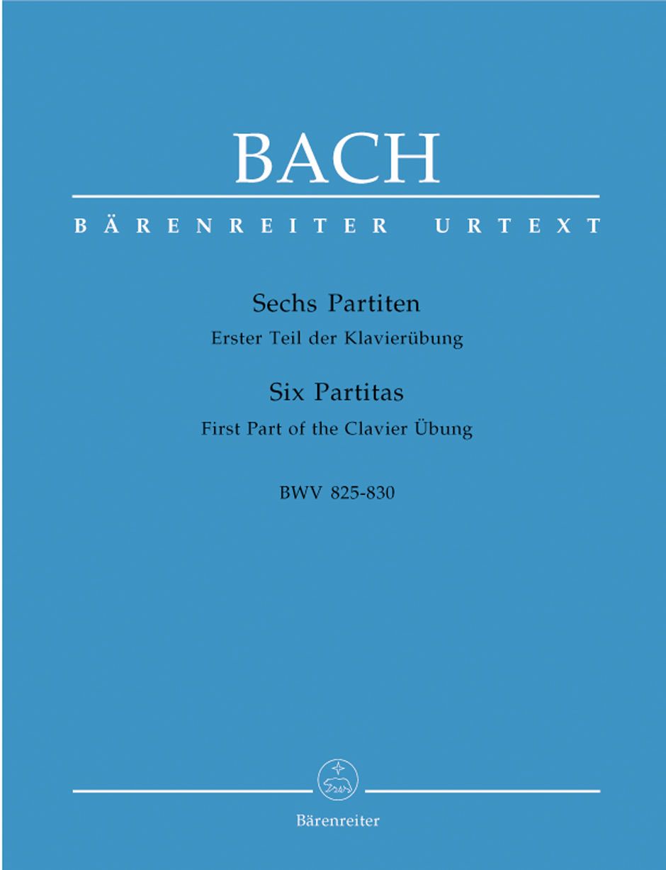 BACH 6 PARTITAS KEYBOARD PIANO BA5152