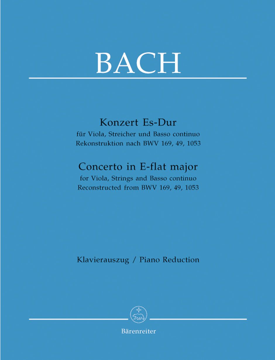 BACH CONCERTO Eb MAJ VLA