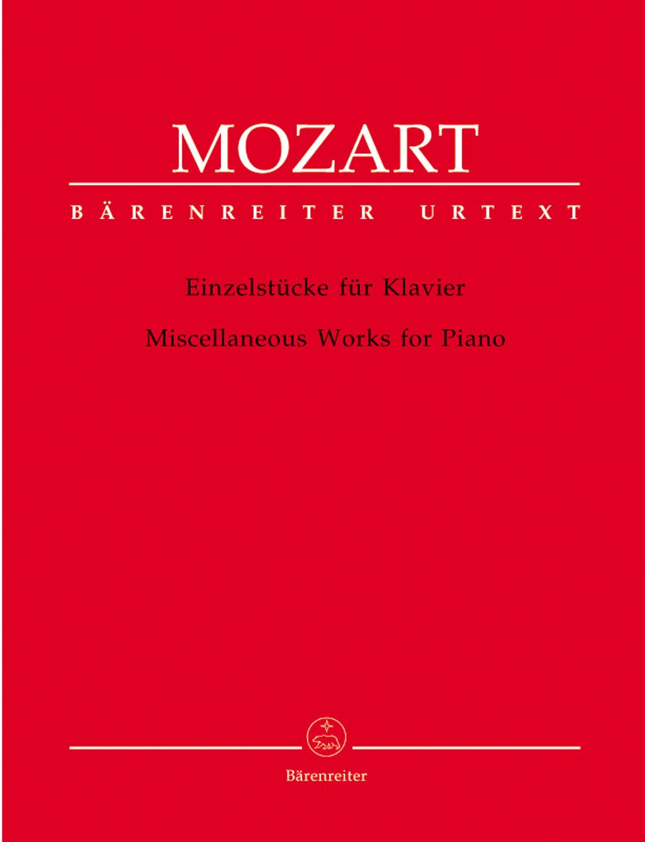 MOZART MISC WORKS FOR PIANO