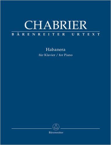 CHABRIER HABANERA FOR PIANO