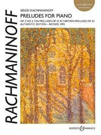RACHMANINOFF PRELUDES FOR PIANO