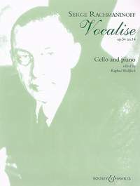 RACHMANINOFF VOCALISE OP34 #14 CEL/PF