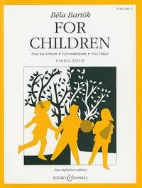 BARTOK FOR CHILDREN VOLUME 1