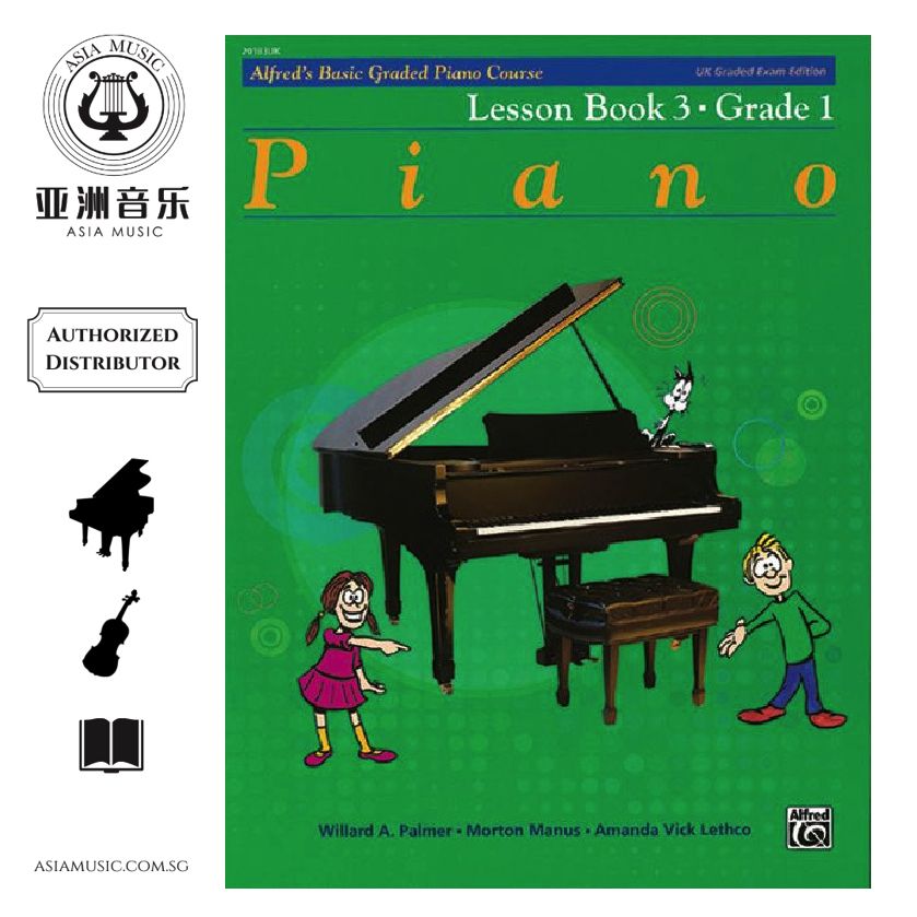 ALFRED'S BASIC GRADED PIANO COURSE LESSON BOOK 3