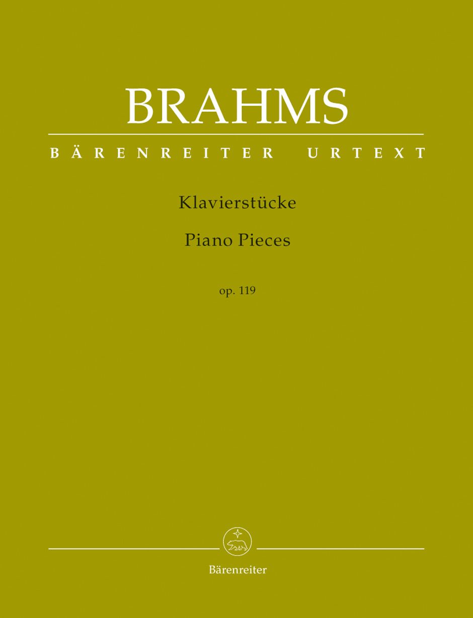BRAHMS PIANO PIECES OP119 PIA SOLO