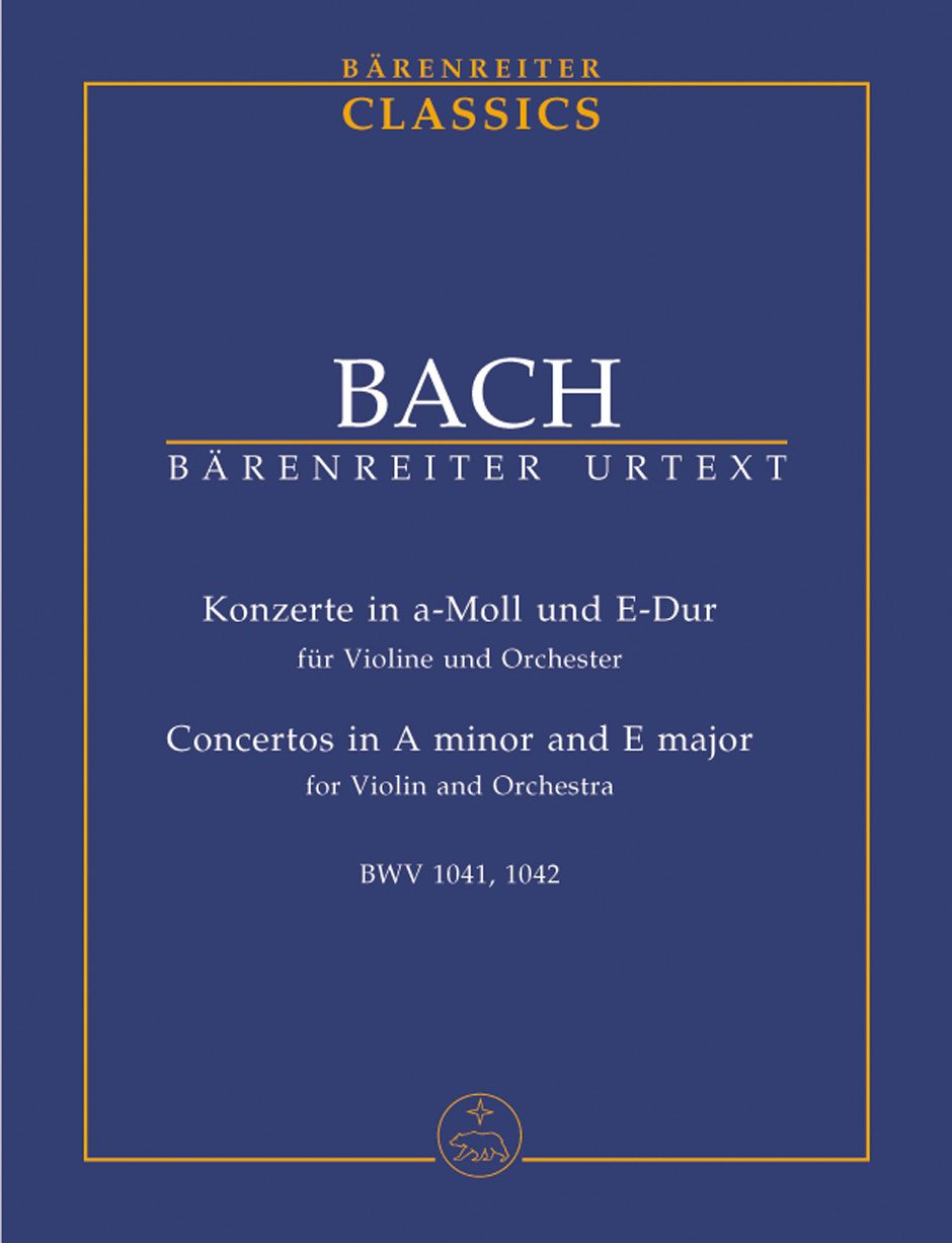 BACH VIO CONC A MIN & E MAJ W/CD BWV 1041/42 MINI