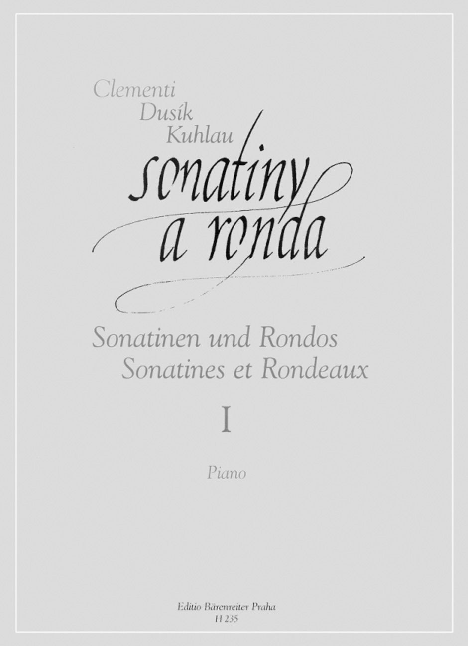 B1 SONATINA&RONDO PF CMENTI,DUSIK,KUHLAU