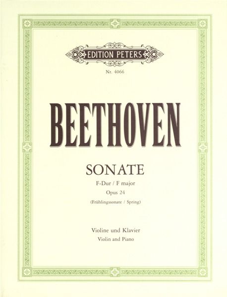 BEETHOVEN SONATE F MAJOR OP24 SPRING VLN/PIA