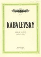KABALEVSKY ALBUM PIECES VIO/PIANO