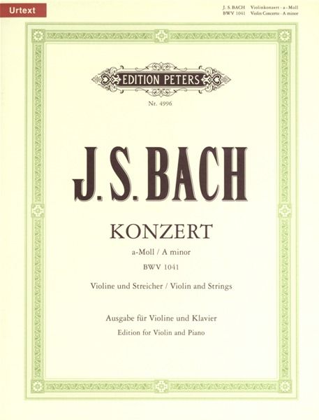 BACH CONC A MIN BVW1041 VLN/STGS VIO/PIA