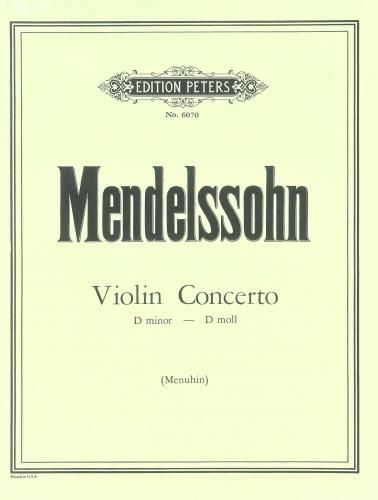 MENDELSSOHN CONCERTO D MIN VLN