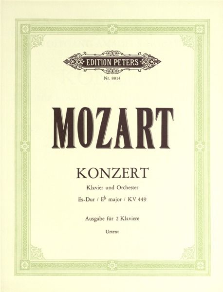MOZART KV 449 E MAJ CONC