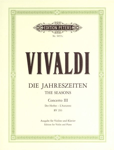 VIVALDI AUTUMN SEASONS OP8  CONCERTO 3