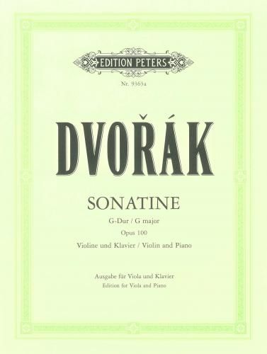 DVORAK SONATINA G OP100 VIOLA