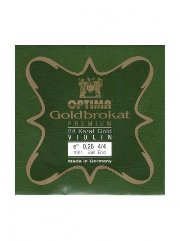 OPTIMA GOLDBROKAT PREMIUM 24K GOLD VIOLIN E STRING