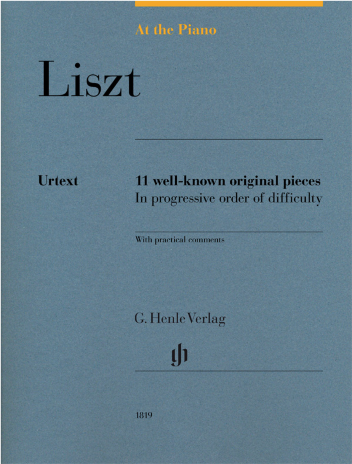 AT THE PIANO - LISTZ